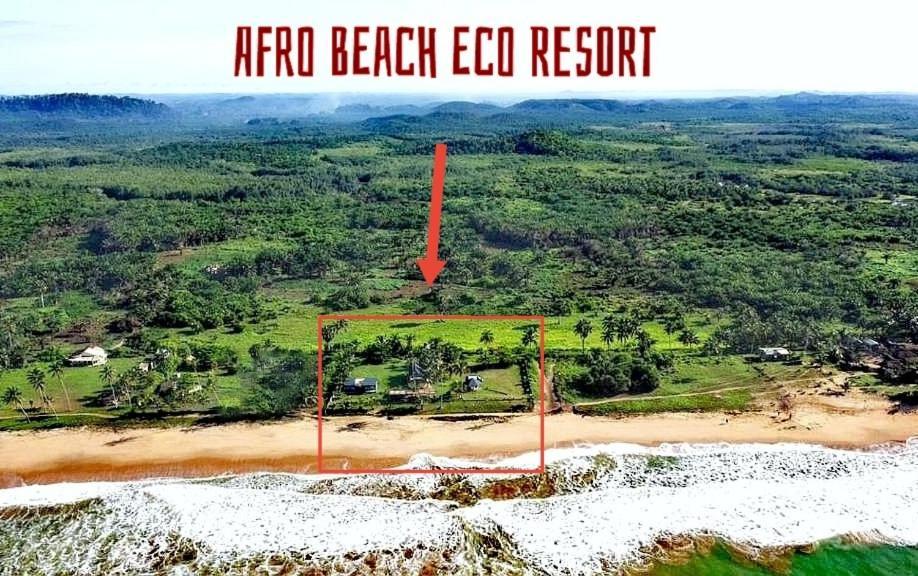 Afro Beach Eco Resort Butre ภายนอก รูปภาพ